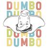 Disney girls Disney Dumbo Dumbo Face Short Sleeve Tee T Shirt, White, X-Small US view 2