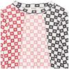 Speechless Girls' Long Sleeve Checkered Colorblock Top, Burgundy/Black, Small view 2
