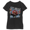 Disney Girl's Animal Wild T-Shirt, Black, Small view 1