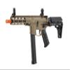 Lancer Tactical Gen 2 New 9mm Battle X CQB Lightweight Carbine AEG Color Tan view 1