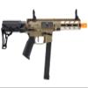 Lancer Tactical Gen 2 New 9mm Battle X CQB Lightweight Carbine AEG Color Tan view 3
