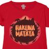 Disney Girl's Hakuna Matata Sun T-Shirt, Red, Small view 2
