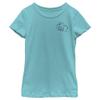 Disney Girl's Dumbo Line T-Shirt, Tahi Blue, Small view 1