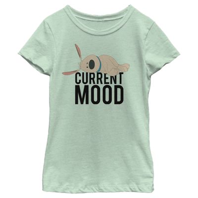 Disney girls Disney Princesses Current Mood Short Sleeve Tee T Shirt, Mint, X-Small US