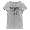 Disney girls Disney Dumbo Dumbo Flying Circus Short Sleeve Tee T Shirt, Athletic Heather, X-Small US view 1