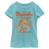 Disney Girl's Dumbo Classic Art T-Shirt, Tahi Blue, X-Large view 1
