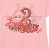 Disney girls Disney Jungle Cruise Jungle Cruise Snake Short Sleeve Tee T Shirt, Light Pink, X-Small US view 2