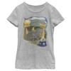 Disney girls Disney Dumbo Illustrated Elephant Short Sleeve Tee T Shirt, Athletic Heather, X-Small US view 1