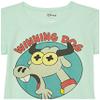 Disney Little Big City Greens Winning Dog Girls Short Sleeve Tee Shirt, Mint, Small view 2