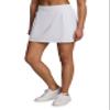 RBX Active Fashion Skort for Women, Quick Drying Flat-Front Woven Running/Tennis/Golf/Pickleball Skort with Zipper Pocket S21 White XS view 1