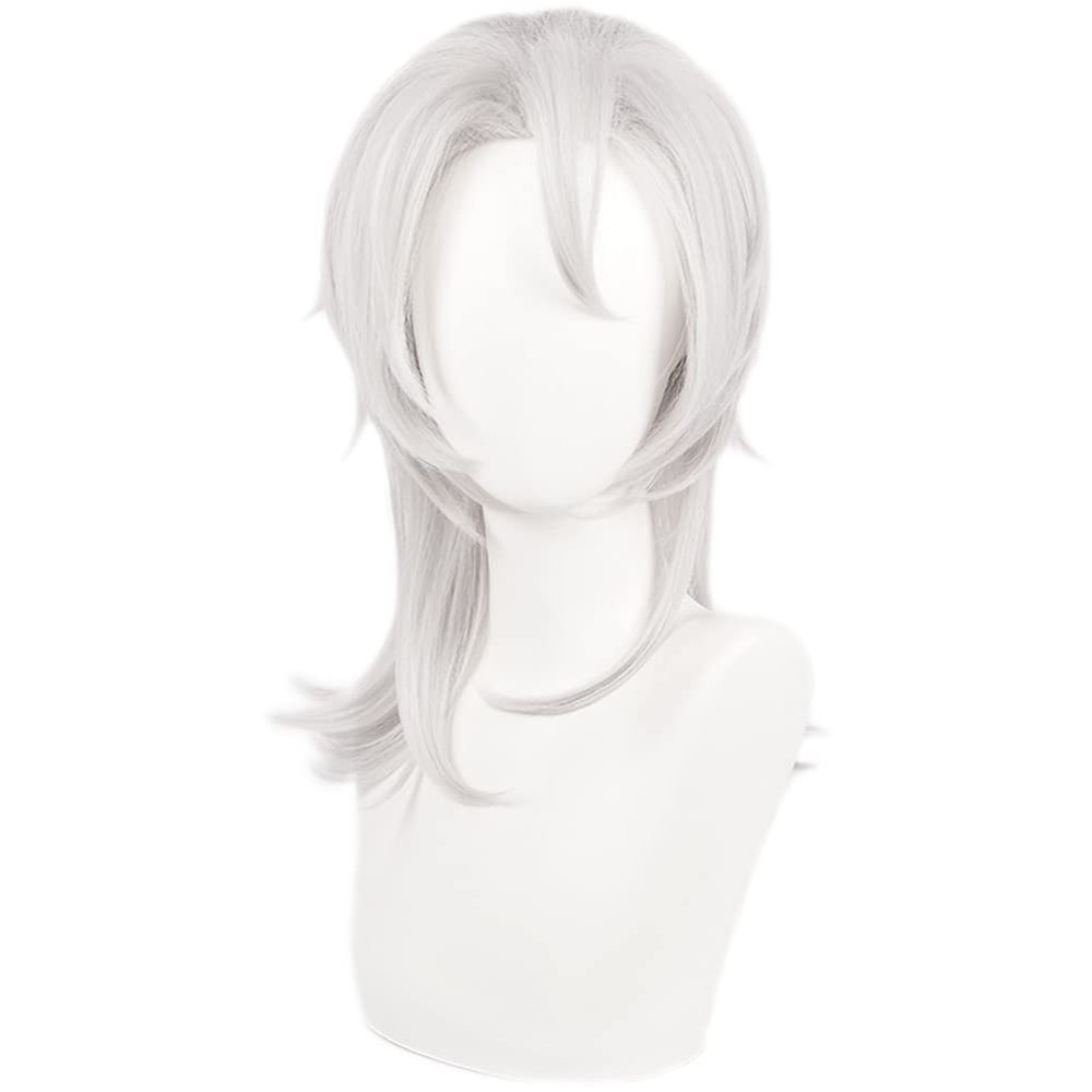 HIROAKIYA Tengen Uzui Cosplay Wig with Weaving Cap for Adult Unisex