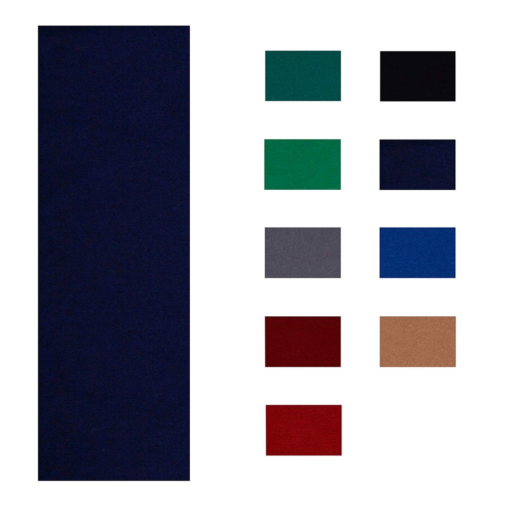 Accuplay 19 oz Pre Cut Pool Table Felt - Billiard Cloth Navy for 7' Table