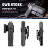 S&W M&P 9mm Holster - OWB Kydex Holster for Smith&Wesson M&P 9mm /.40 M2.0 Full Size 4.25", M2.0 4" / 3.6" Compact, Right-Hand view 3