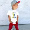 Toddler Ukraine T-Shirt Baby Kids Boys Girls Support Ukraine I Stand with Ukraine Ukrainian Flag T Shirts Tee Tops 1-7Y (White #1, 4-5 Years) view 3