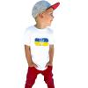 Toddler Ukraine T-Shirt Baby Kids Boys Girls Support Ukraine I Stand with Ukraine Ukrainian Flag T Shirts Tee Tops 1-7Y (White #2, 4-5 Years) view 1