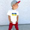 Toddler Ukraine T-Shirt Baby Kids Boys Girls Support Ukraine I Stand with Ukraine Ukrainian Flag T Shirts Tee Tops 1-7Y (White #2, 4-5 Years) view 3