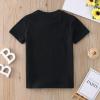 POLG Toddler Ukraine T-Shirt Baby Kids Boys Girls Support Ukraine I Stand with Ukraine Ukrainian Flag T Shirts Tee Tops 1-7Y (Black #1, 4-5 Years) view 2