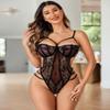 Avidlove Sexy Lingerie Womens Lingeries Teddy Exotic Valentines Lace Body Suits One Piece (Black,L) view 2
