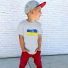 Toddler Ukraine T-Shirt Baby Kids Boys Girls Support Ukraine I Stand with Ukraine Ukrainian Flag T Shirts Tee Tops 1-7Y (Gray #2, 4-5 Years) view 2