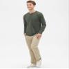 GAP Mens Essential Straight Fit Khakis, Iconic Khaki, 38W x 34L US view 3