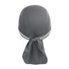 Breathable Cycling Skull Cap Sweat Wicking Beanie Cap Doo Dew Rags Anti-UV Bandana Head Wrap Under Helmet Liner (Grey with Reflective Stripe) view 3