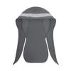 Breathable Cycling Skull Cap Sweat Wicking Beanie Cap Doo Dew Rags Anti-UV Bandana Head Wrap Under Helmet Liner (Grey with Reflective Stripe) view 4