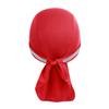 Breathable Cycling Skull Cap Sweat Wicking Beanie Cap Doo Dew Rags Anti-UV Bandana Head Wrap Under Helmet Liner (Red with Reflective Stripe) view 3