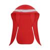 Breathable Cycling Skull Cap Sweat Wicking Beanie Cap Doo Dew Rags Anti-UV Bandana Head Wrap Under Helmet Liner (Red with Reflective Stripe) view 4