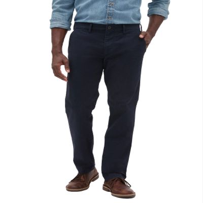GAP Mens Essential Straight Fit Khaki Chino Pants New Classic Navy 29X32