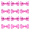 Bow Tie for Men Polyester Solid Pretied Bowties Adjustable Tuxedos Bowtie for Weddings & Grooms Gift  Bow Ties for Women (12, Pink)