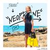 Dark Lightning Shorty Wetsuit Women, 2/2mm Wet Suit for Women Cold Water Swimming Diving Surfing Snorkeling Kayaking Water Sports (Blue,Size 4) view 3