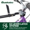 Quadratec Adjustable Bike Bar Adapter for Bike Rack - Bike Rack Accessories Bike Bar Bike Rack Crossbar Adapter Bike Rack Top Tube Adapter Bicycle Bar for Bike Rack - Adjust from 23.5 to 31.5 inches view 2