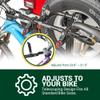 Quadratec Adjustable Bike Bar Adapter for Bike Rack - Bike Rack Accessories Bike Bar Bike Rack Crossbar Adapter Bike Rack Top Tube Adapter Bicycle Bar for Bike Rack - Adjust from 23.5 to 31.5 inches view 3