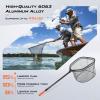 KastKing Brutus Fishing Net, Fish Landing Net, Lightweight & Portable Fishing Net with Soft EVA Foam Handle, Holds up to 44lbs/20KG, Fish-Friendly Mesh for a Safe Release, PVC L view 2