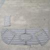Boat EVA Faux Teak Decking Floor Compatible with 2010 Rinker Captiva 246 Bowrider Swim Platform view 1