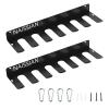 Naissian Baseball Bat Rack Display for Storage Holder Hanging Organizer Bat Rack Holder X2 for 10 Bats or Baseball Wall Mount Fence Hanger, Metal Heavy Duty(Pack of 2 view 1