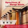Naissian Baseball Bat Rack Display for Storage Holder Hanging Organizer Bat Rack Holder X2 for 10 Bats or Baseball Wall Mount Fence Hanger, Metal Heavy Duty(Pack of 2 view 4
