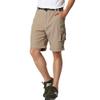 JOMLUN Boys Casual Quick Dry Outdoor Pants Hiking Climbing Convertible Trouser Kids' Cargo Pants Khaki view 4