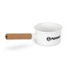Petromax Enamel Pan for Campfire Cooking, Indoor/Outdoor Pot, .5 Liter or .53 Qt, White view 1