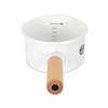 Petromax Enamel Pan for Campfire Cooking, Indoor/Outdoor Pot, .5 Liter or .53 Qt, White view 2