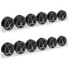 Yulejo 2 Pcs Hockey Puck Display Case Wall Mount Acrylic Holder for 6 Pucks with Smooth Grooves for Room Living Room Decoration, 21.75 x 1.5 x 1 Inches view 1