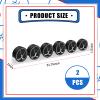 Yulejo 2 Pcs Hockey Puck Display Case Wall Mount Acrylic Holder for 6 Pucks with Smooth Grooves for Room Living Room Decoration, 21.75 x 1.5 x 1 Inches view 2