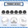 Yulejo 2 Pcs Hockey Puck Display Case Wall Mount Acrylic Holder for 6 Pucks with Smooth Grooves for Room Living Room Decoration, 21.75 x 1.5 x 1 Inches view 3