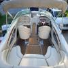 Boat EVA Faux Teak Decking Floor Compatible with 2001 Sea Ray 230 BR Swim Step Cockpit view 1