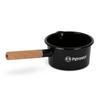 Petromax Enamel Pan for Campfire Cooking, Indoor/Outdoor Pot, 1 Liter or 1.1 Qt, Black view 1