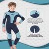 Seaskin Kids Wetsuit for Boys Girls Toddler 3mm Back Zip Thermal Swimsuits Size 10 view 4