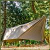 POMOLY Camping Tarp Hammock Tarp 912ft Ultralight 20D Silnylon Waterproof 3000mm for Hiking Backpacking - Wolfden UL view 2