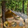 POMOLY Camping Tarp Hammock Tarp 912ft Ultralight 20D Silnylon Waterproof 3000mm for Hiking Backpacking - Wolfden UL view 3