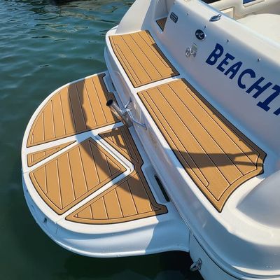 Boat EVA Faux Teak Decking Floor Compatible with 2001 Sea Ray 225 Weekender Swim Platform