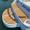 Boat EVA Faux Teak Decking Floor Compatible with 2001 Sea Ray 225 Weekender Swim Platform view 1